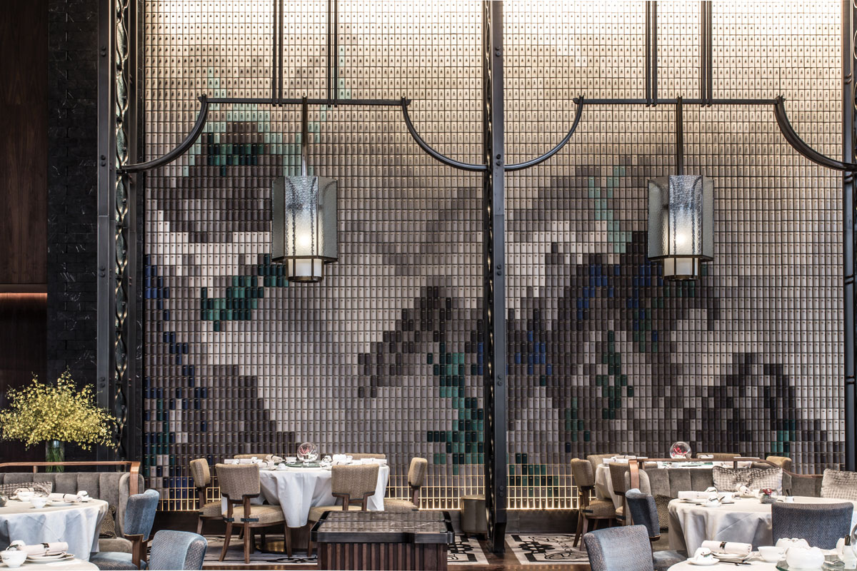 Contemporary interior design for Dynasty Restaurant