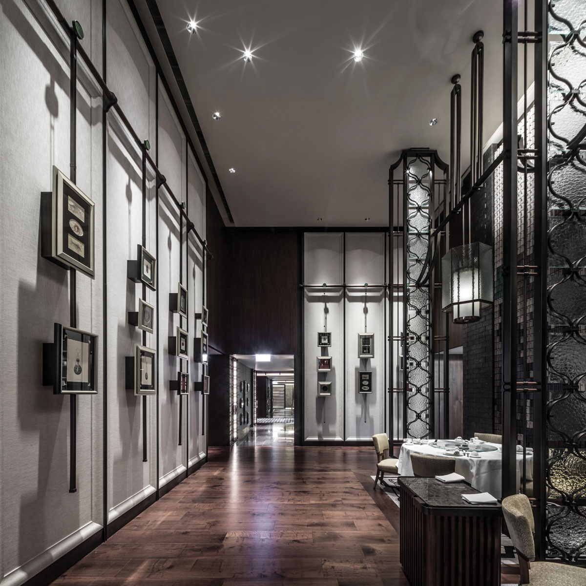 Contemporary interior design for Dynasty Restaurant