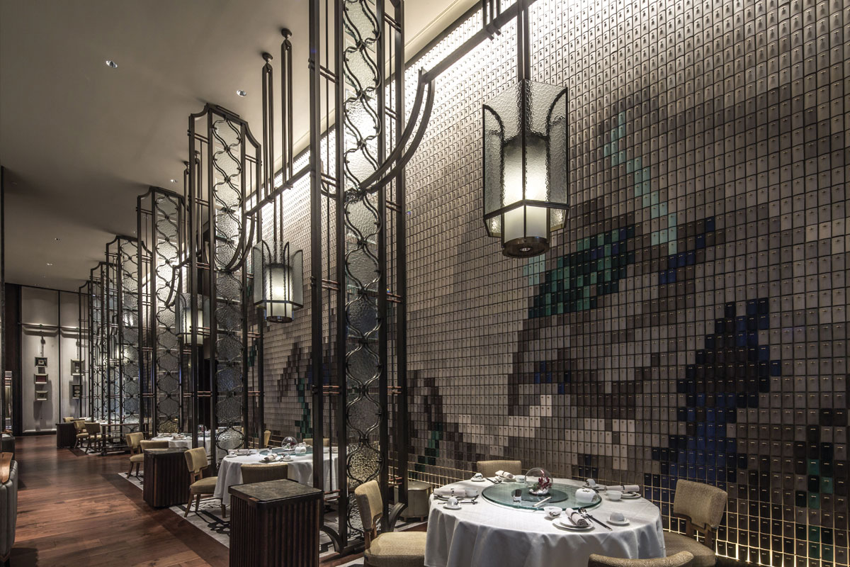 Contemporary interior design for Dynasty Restaurant