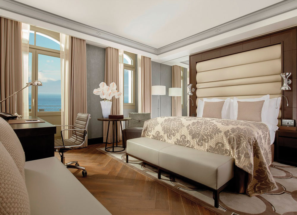 Luxury hotel design for Hotel Royal Savoy in Lausanne