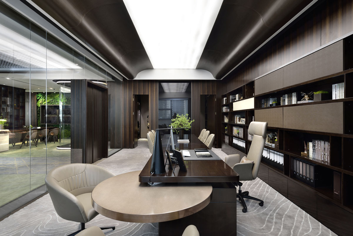 interior design, Project Of The Week – Shanghai Zhihui CIFI Square Modeling Finance Office