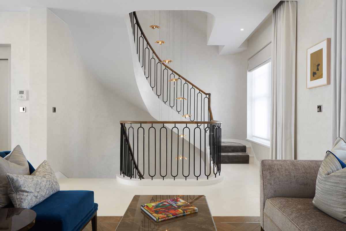 residential design, Boutique Townhouse in Notting Hill with Bespoke Luxury Detailing