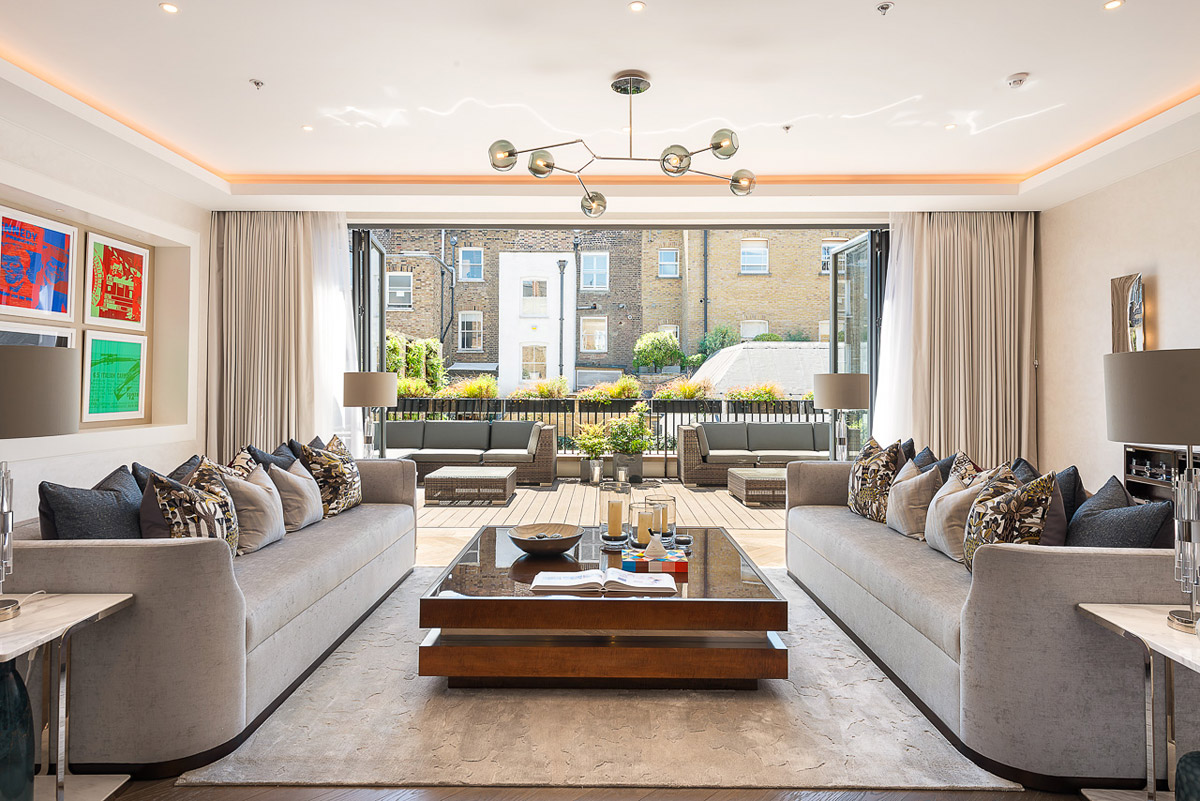 residential design, Boutique Townhouse in Notting Hill with Bespoke Luxury Detailing