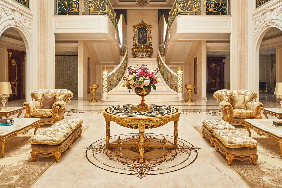 rococo style, Palatial Villa Embodies Rococo Style with Monarchical Opulence