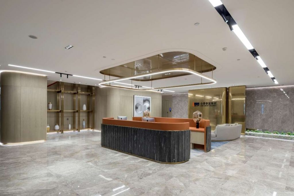, Client-Focused Office Design Creates Strong First Impression