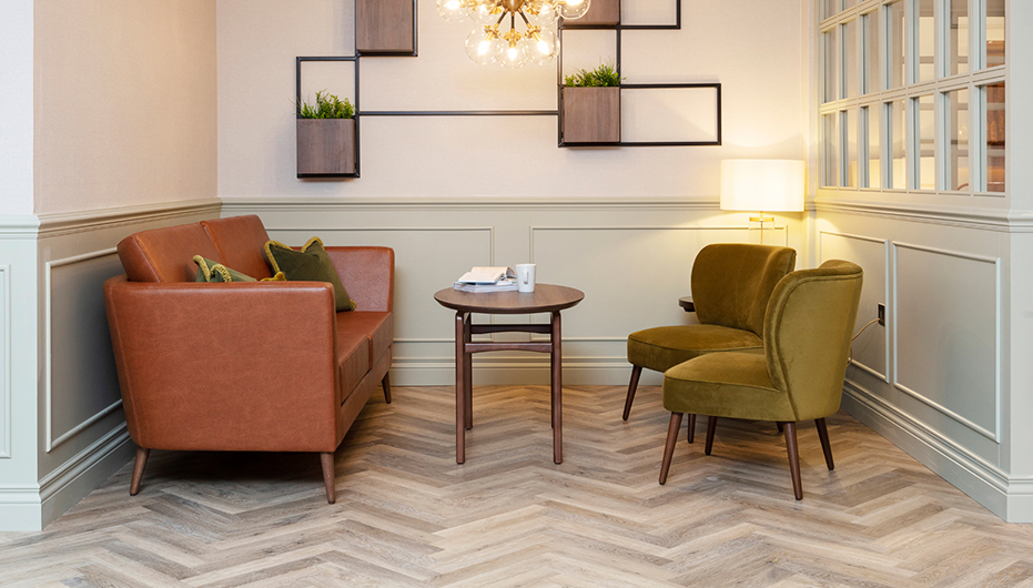 design for visitor experiences, Karndean Design Contemporary Flooring For Hotel Social Space