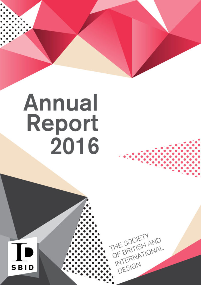 Annual report 2016 for the business development of SBID and the impact on the profession of interior design