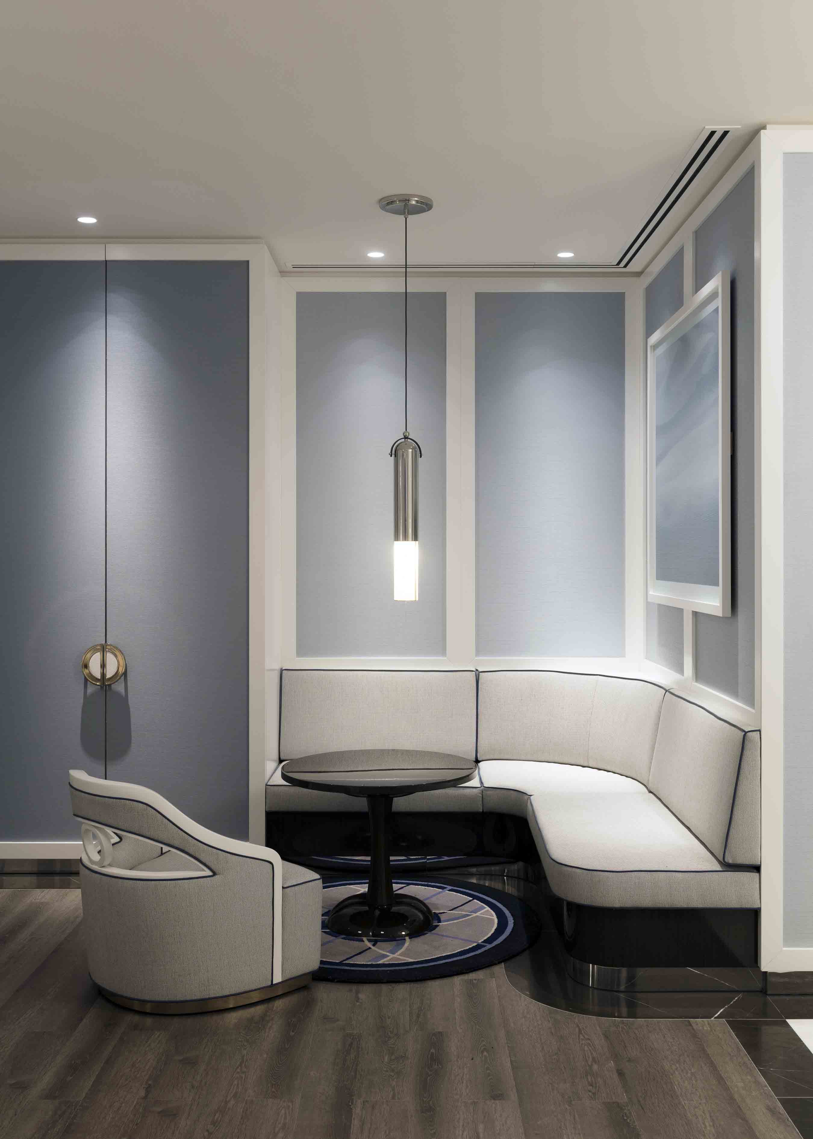 Interior design of luxury Australian spa by Blainey North