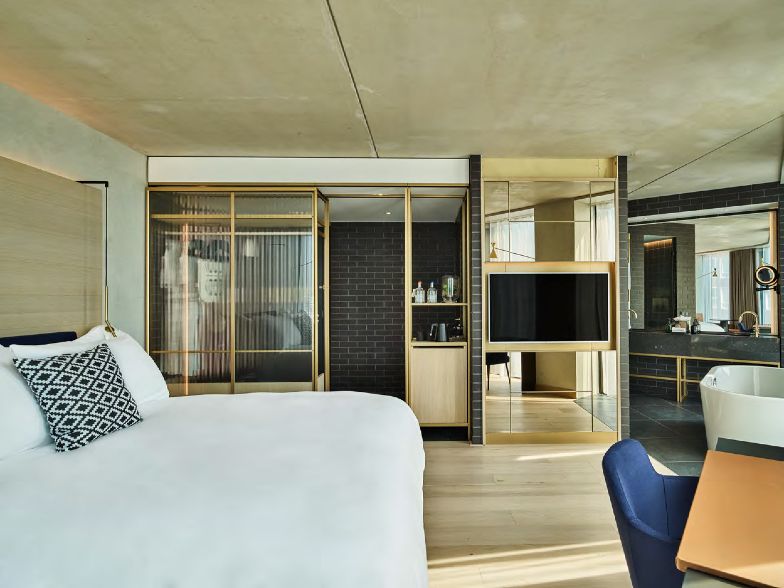 Interior design scheme for QO Amsterdam by Conran&Partners