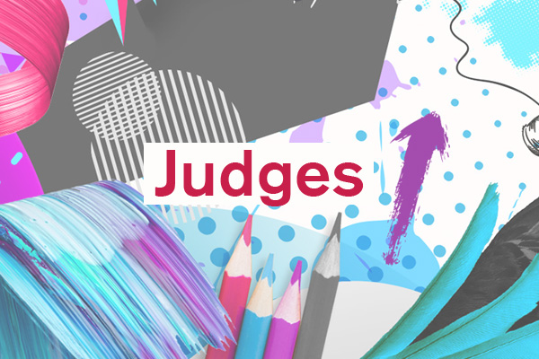 Judges artwork for student design competition, Designed for Business