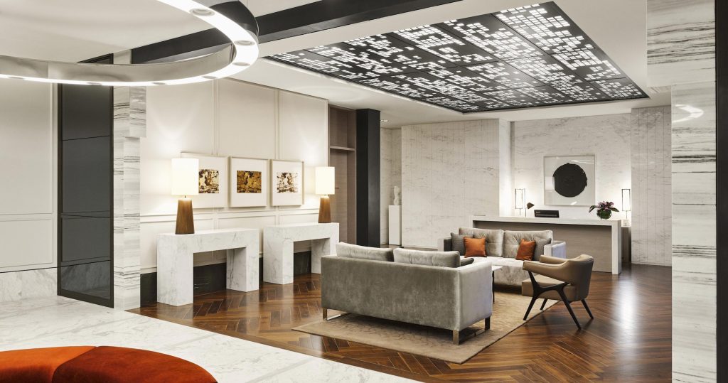 Wilson Associates Fairmont Quasar Istanbul design project images for SBID interior design blog, Project of the Week