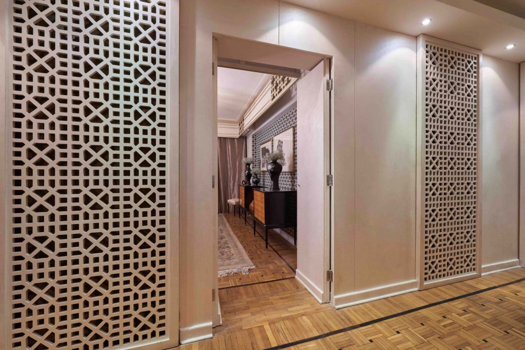 Nihal Zaki Interiors, Apartment by the Nile residential design project images for SBID interior design blog, Project of the Week