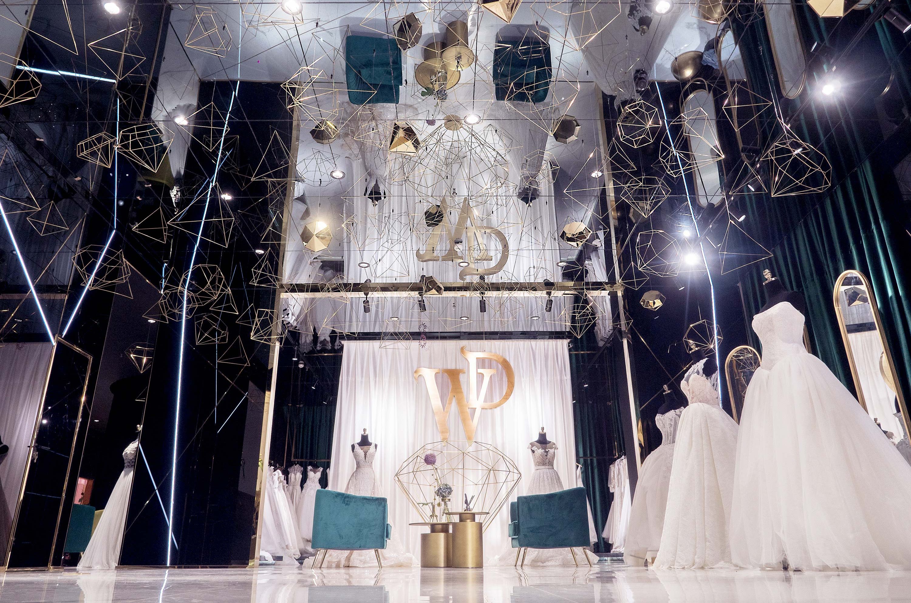 Romantic, Dream-Like Store Design For Wedding Dress Boutique