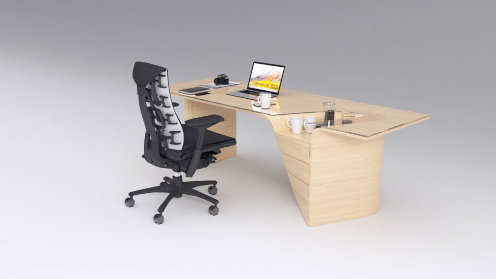 Office desk product design