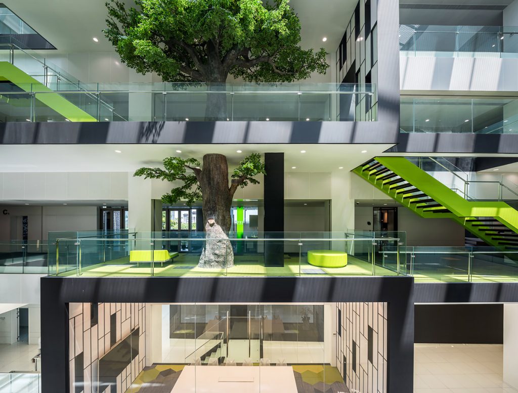 office design, Sustainable Shanghai Gaming Office Embraces Employee Wellbeing