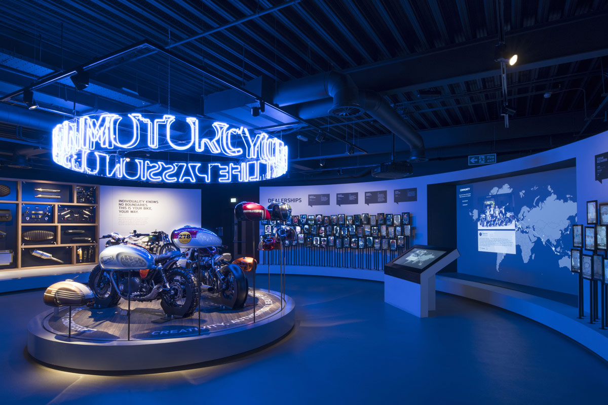 Inspirational Visitor Experience for Iconic Motorcycle Superbrand