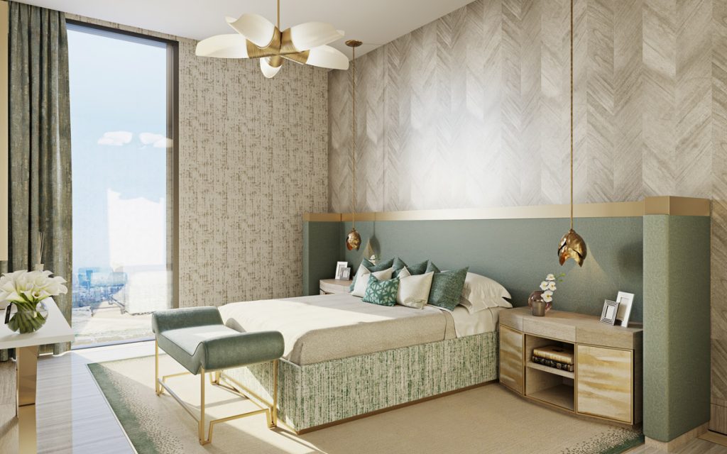 Residential bedroom design by Elicyon for Mumbai Development