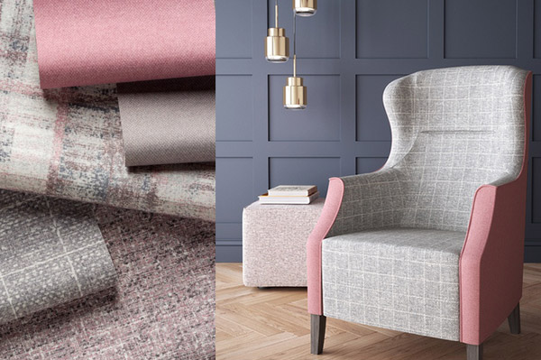 Product news featuring Dalston fabric range by Panaz