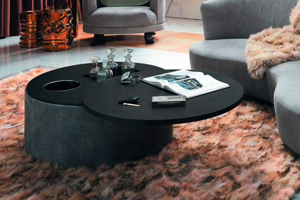 Product news featuring FCI Caprice Coffee Table by Smania in living room interior