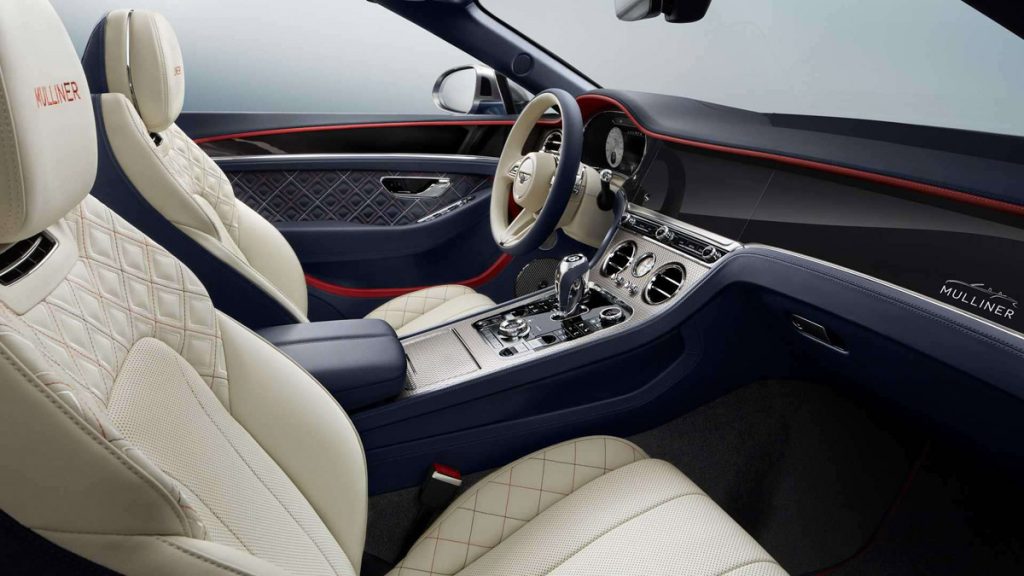 Bentley Continental GT Mulliner Convertible interior