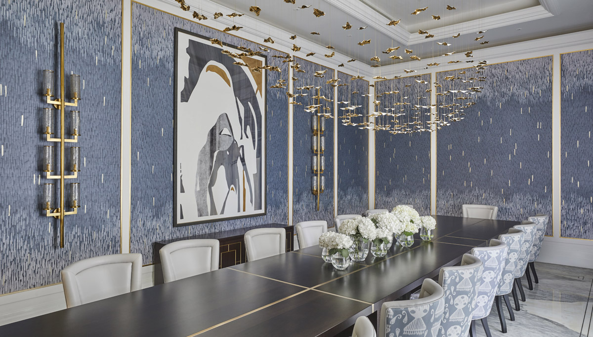 Interior design by Katharine Pooley for Pearl Beach Villa Qatar