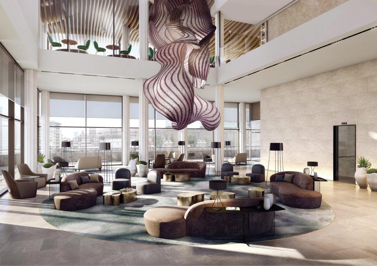 Interior design by Dexter Moren for Westin Hotel