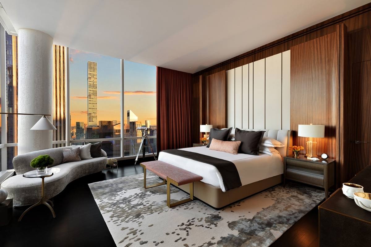 Manhattan Hotel Suite Design Frames Incredible Central Park View