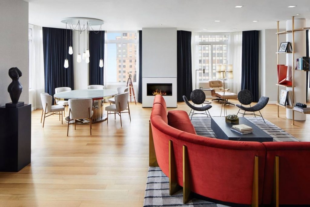 Luxury Hotel Suite Design Exudes Timeless Residential Feel SBID