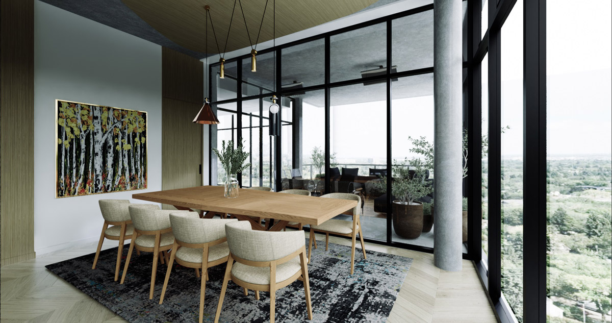 spacious penthouse design, Lori Dundas’ Penthouse Design Serves All Client Needs