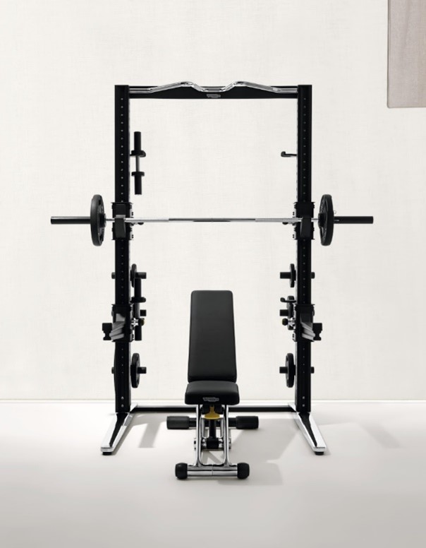 home gym, Design meets innovative digital contents for enhanced home gym interiors