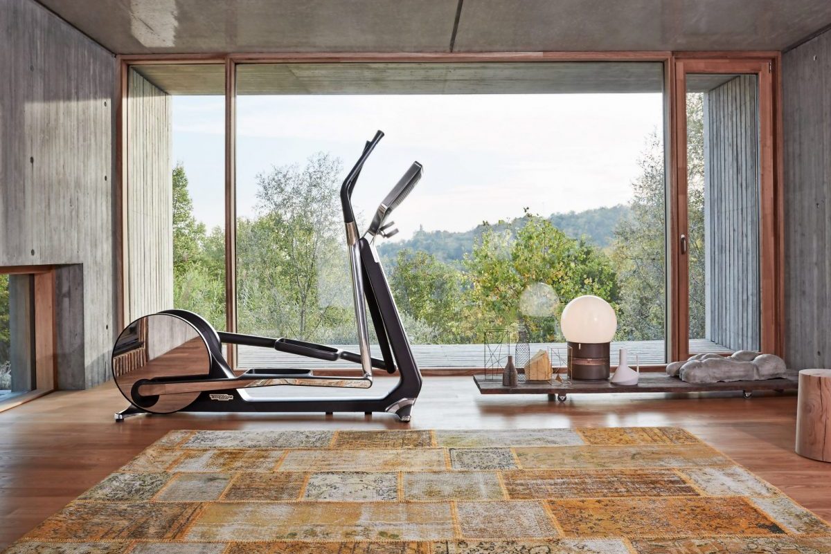Design meets innovative digital contents for enhanced home gym interiors