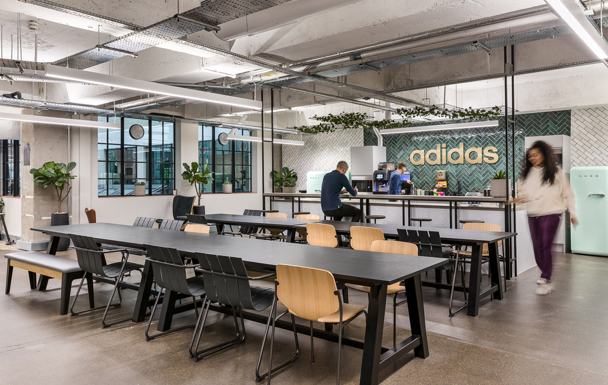 adidas office design, London Head Office Designed to Unite and Inspire Employees