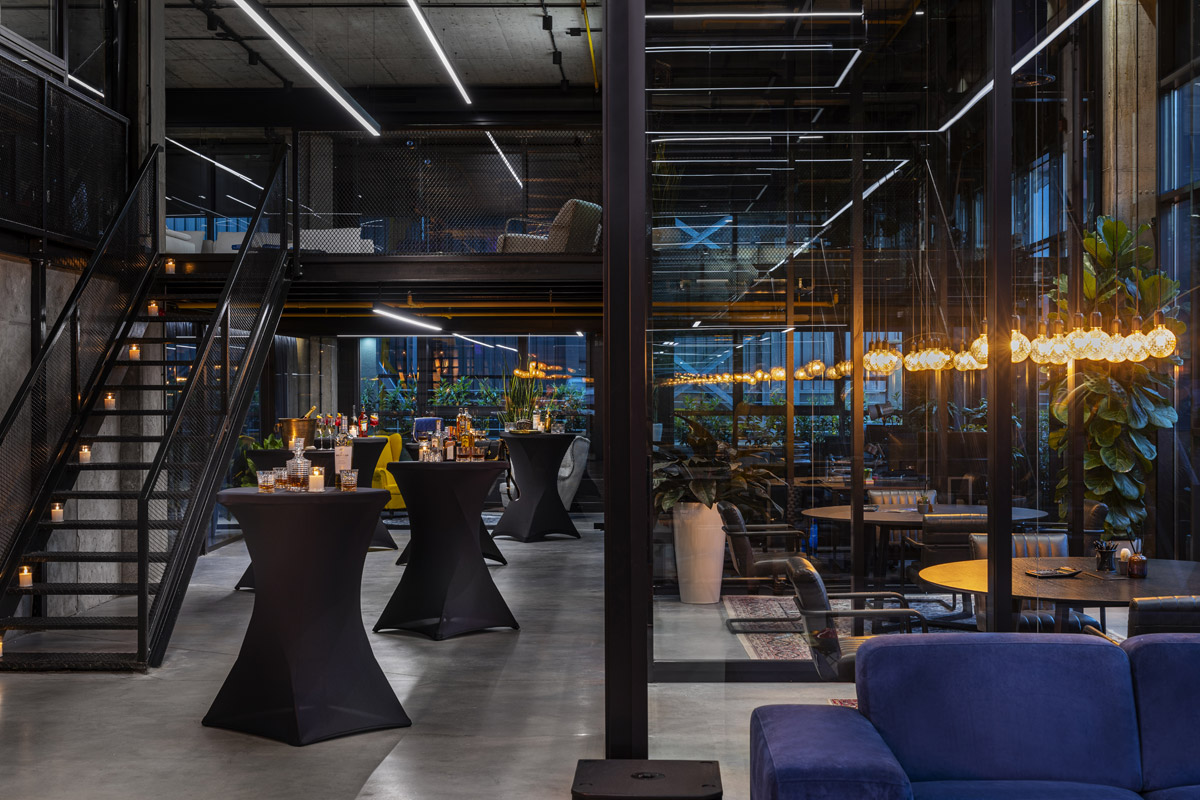 mixed-use office design, Office During the Day, Party During the Night – Combined in One Space