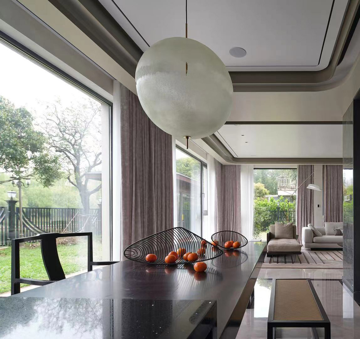 residential interior design, Residence Design that Unfurls Like A Handscroll Painting