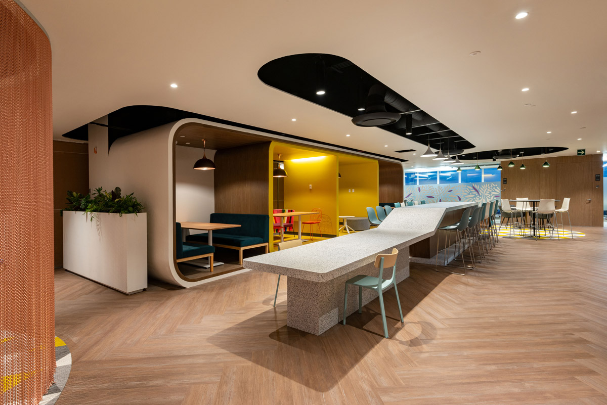 office design, A Pharmaceutical Office Design Takes Visitors on a Journey Through Senses