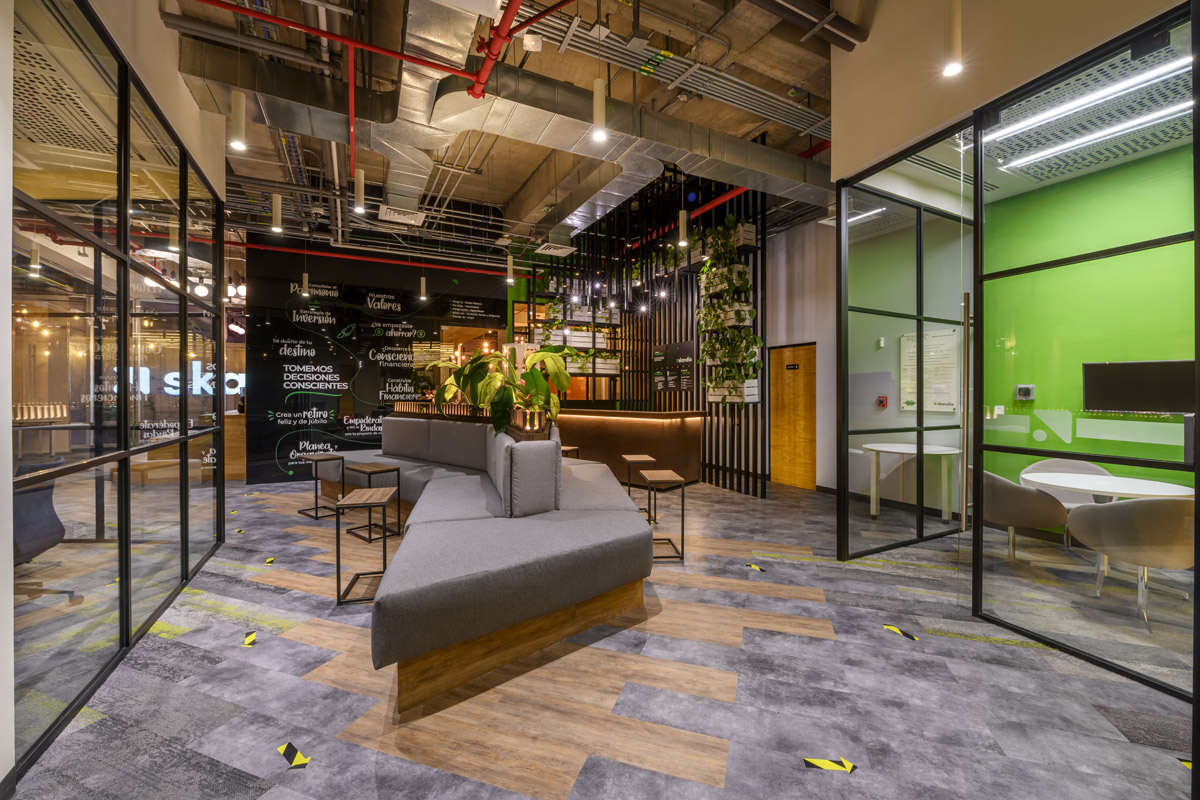 playful office design, Bold Office Design Promotes Both Working and Recreational Life