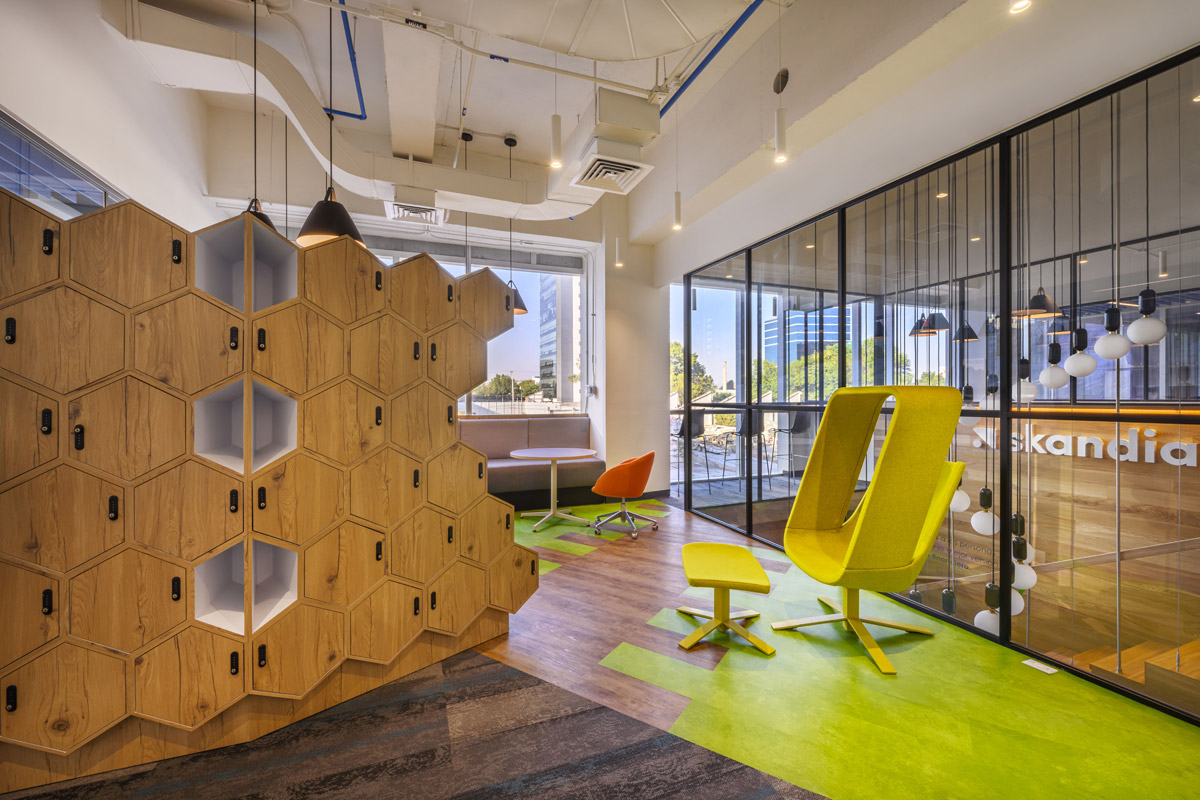 playful office design, Bold Office Design Promotes Both Working and Recreational Life