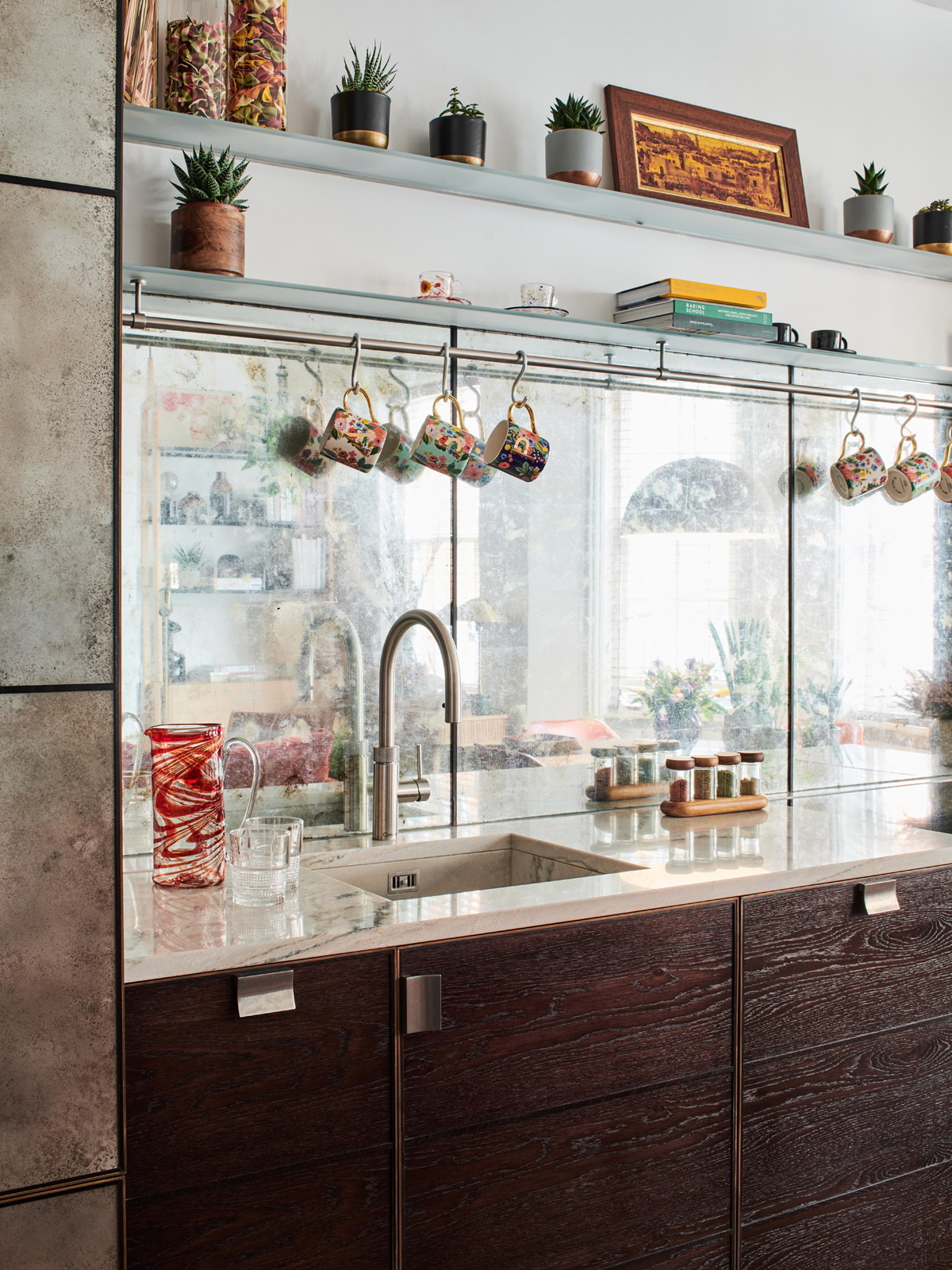 small kitchen design, Stylish Open-Plan Living with Perfectly Hidden Functionality