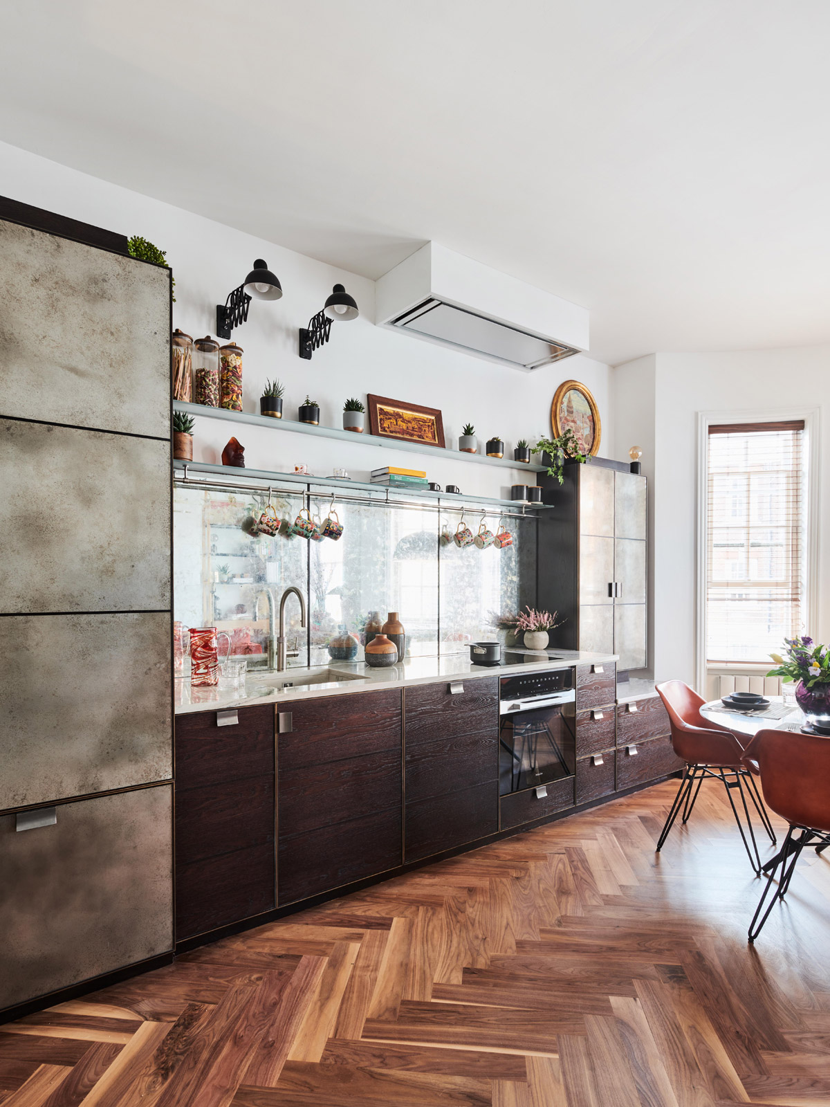 small kitchen design, Stylish Open-Plan Living with Perfectly Hidden Functionality