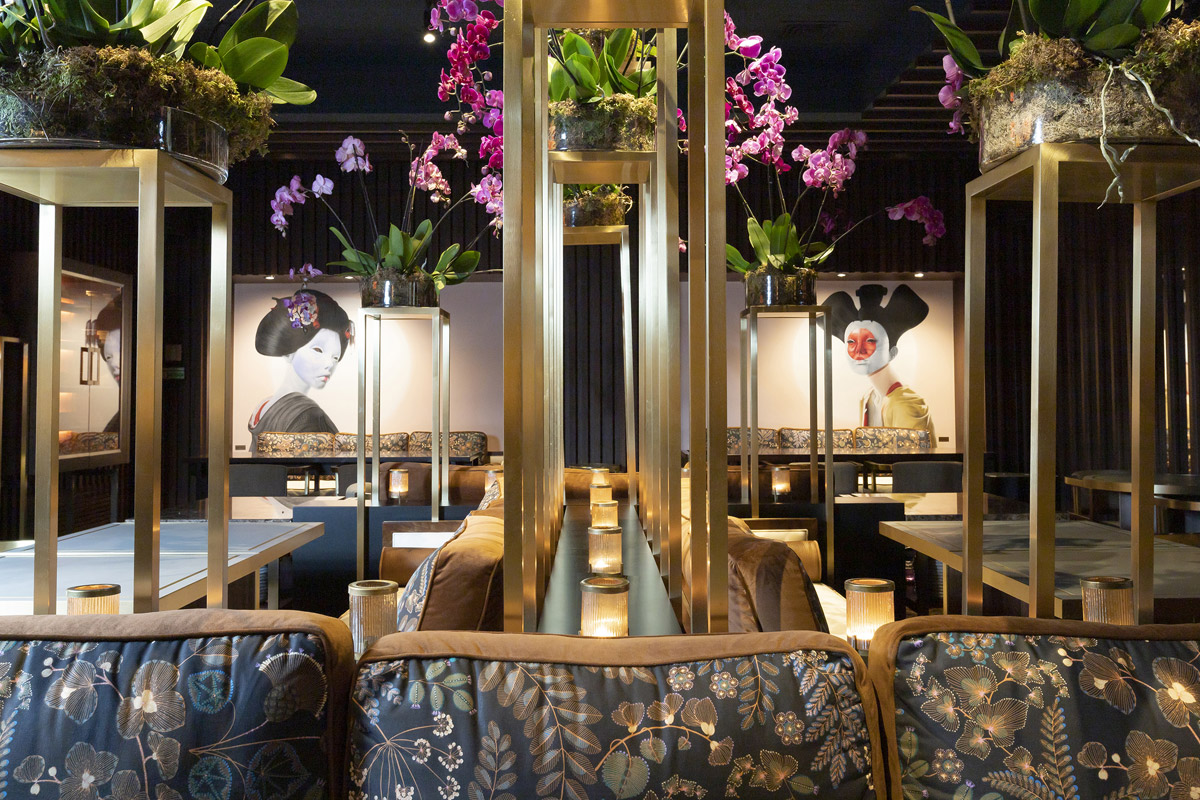 biophilic restaurant design, Oriental Restaurant Design Creates a Cosy and Seductive Atmosphere