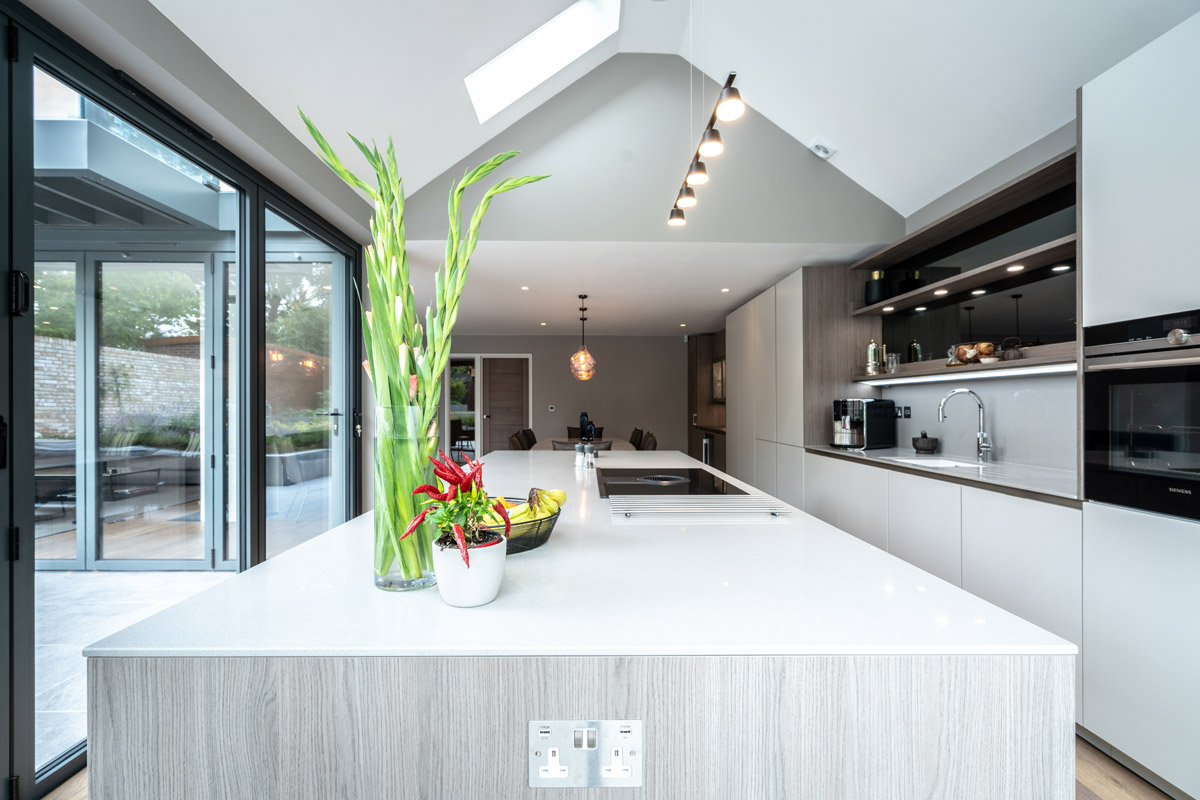 kitchen renovation design, A Kitchen Renovation Results in a Spacious Family Area