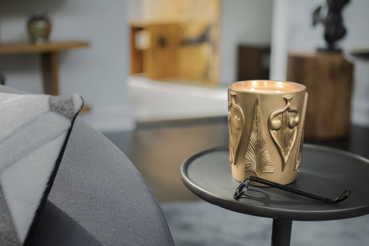 candle vessels design, Scott Alexander Creates Handmade Solid Bronze Candle Vessels