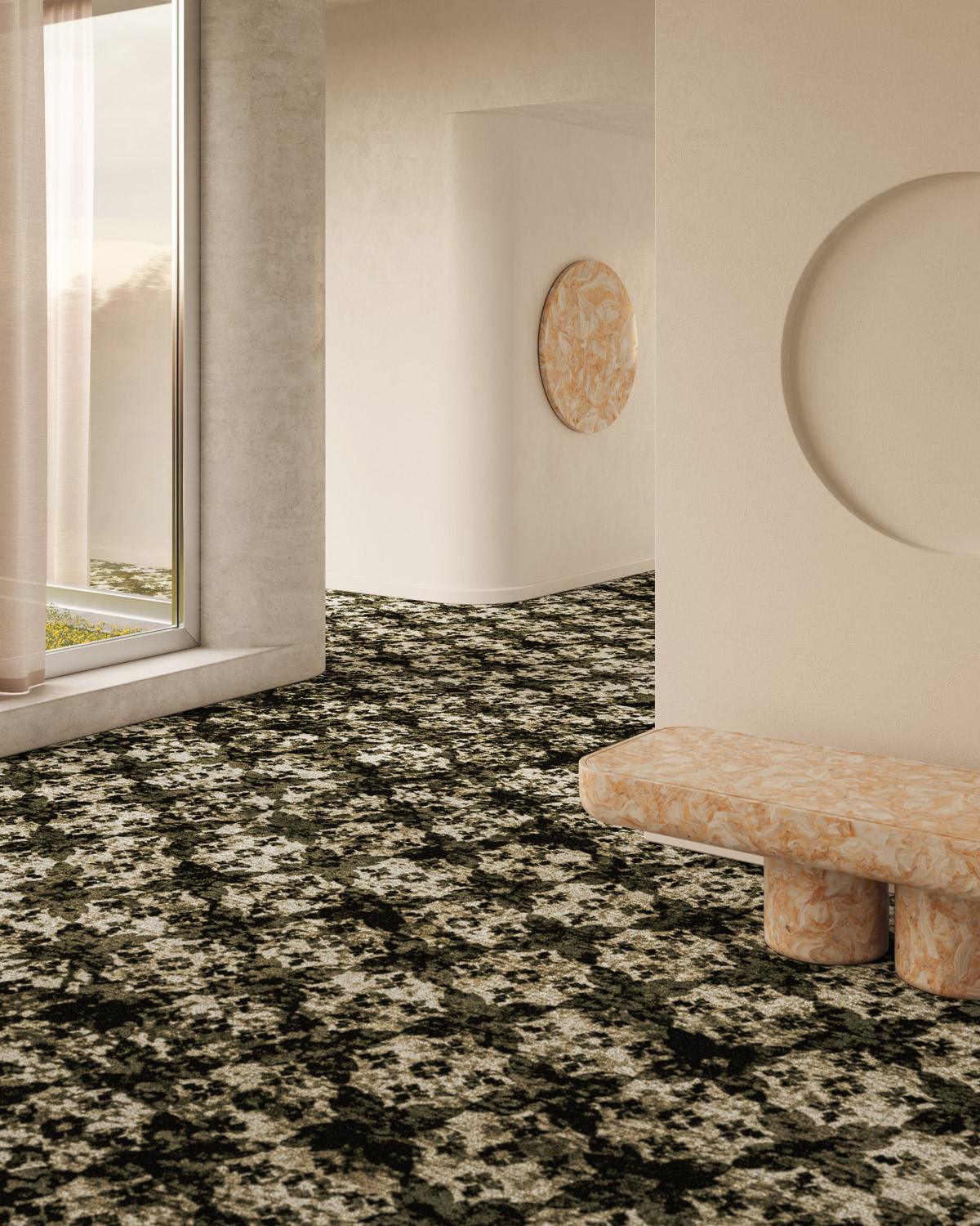 textured carpet design, Flooring Designs Inspired by Mountainous Terrains and Desert Landscapes