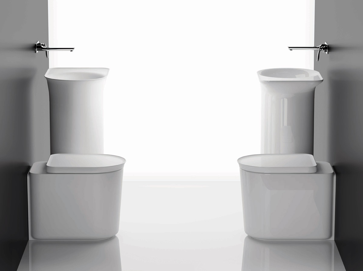 bathroom product design, Patrick Norguet’s Industry Leading Washbasin and Bathtub Design