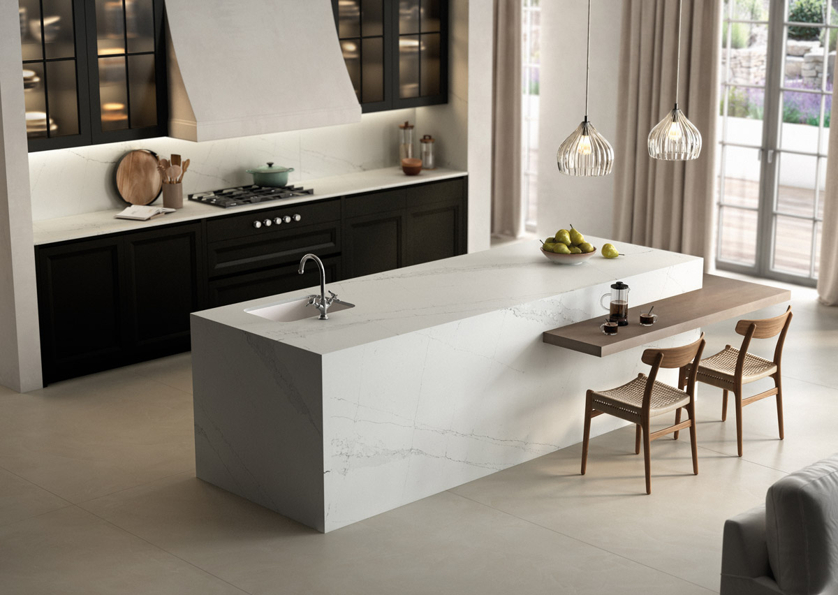 mineral surfaces, Ethereal by Silestone Brings the Beauty of the Sky Into Your Space
