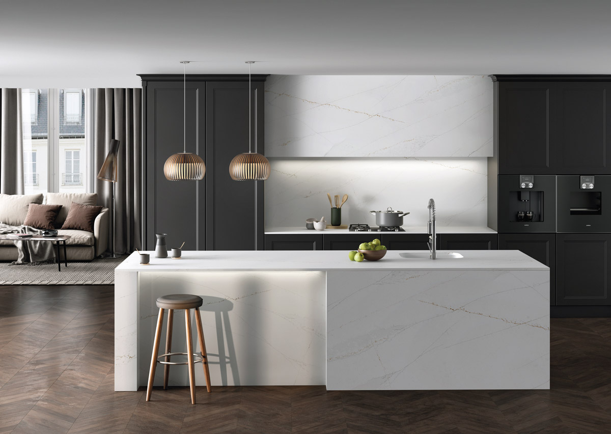 mineral surfaces, Ethereal by Silestone Brings the Beauty of the Sky Into Your Space
