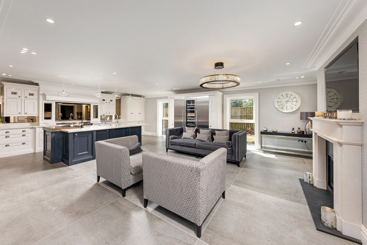 kitchen flooring surfaces, Dekton Surfaces Add Timeless Elegance to This Classic Family Home