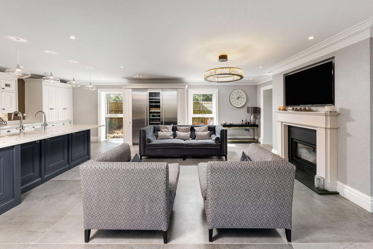 kitchen flooring surfaces, Dekton Surfaces Add Timeless Elegance to This Classic Family Home