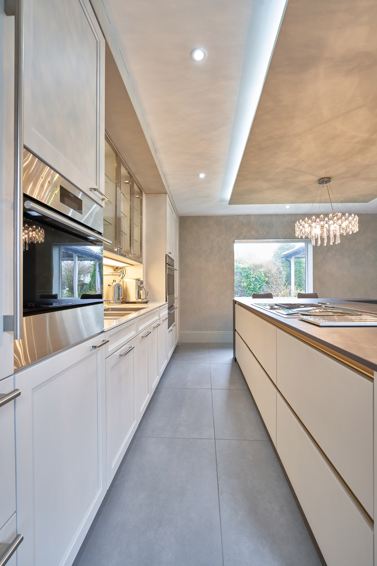 open-plan kitchen design, The Myers Touch Create a Pure and Modern Open-Plan Kitchen