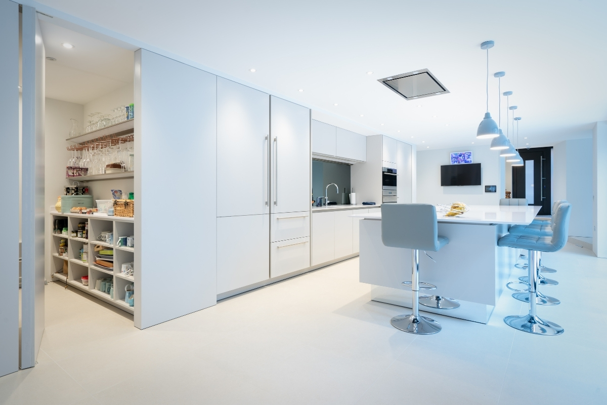 kitchen pantries design, Stylish Pantries and Larder Storage Spaces to Declutter Your Kitchen